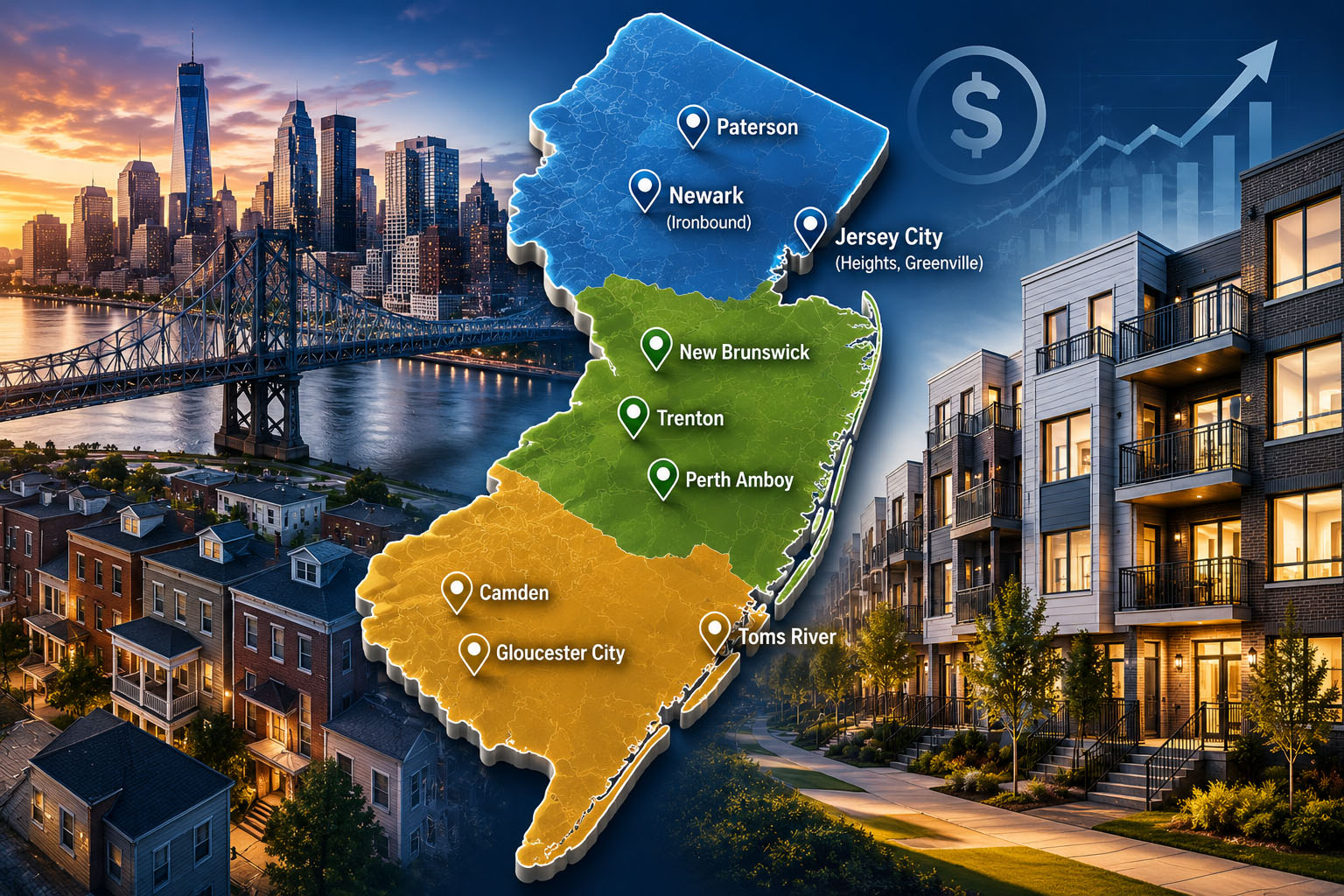 Best New Jersey Towns for Rental Property Cash Flow